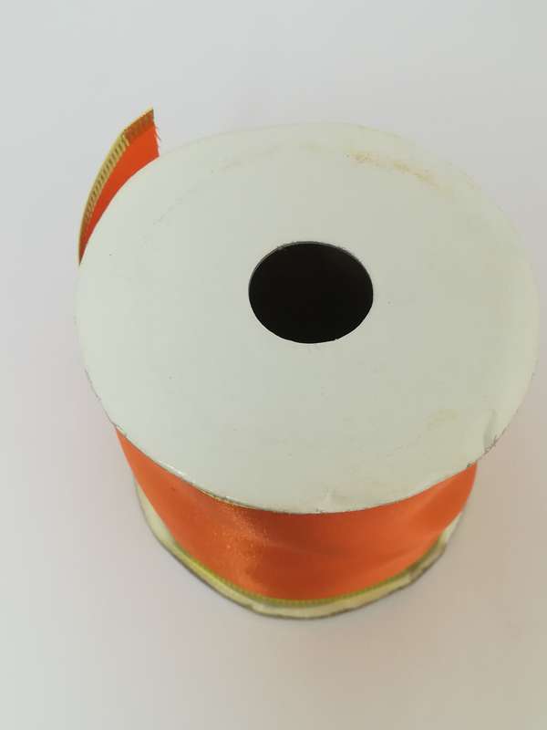 Ribbon (Orange with 'Gold' Trim)