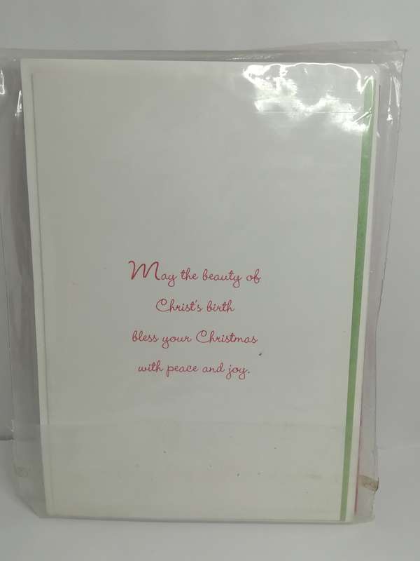 Greeting Card and Envelopes - Christmas - Style 4 - Afrikaans (5 Cards)