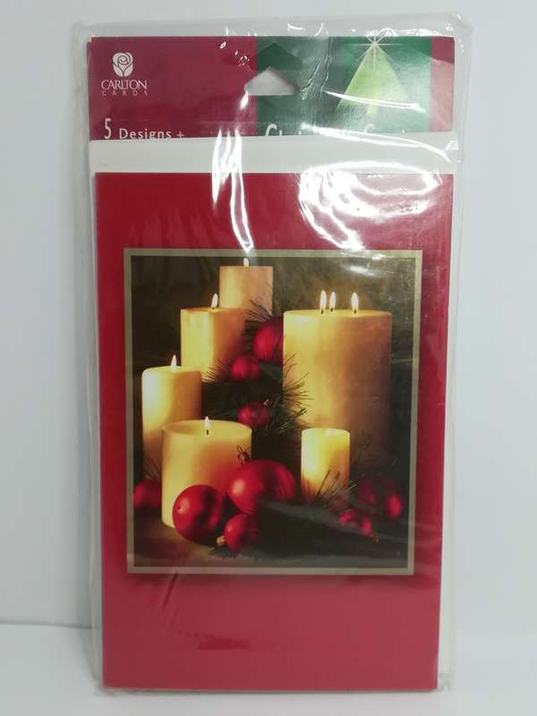 Greeting Card and Envelopes - Christmas - Style 3 - English (5 Cards)