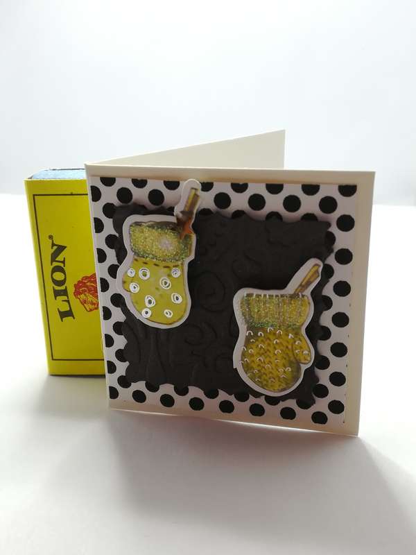 Christmas Greeting Card - 3-Dimensional Art Card - Style 13