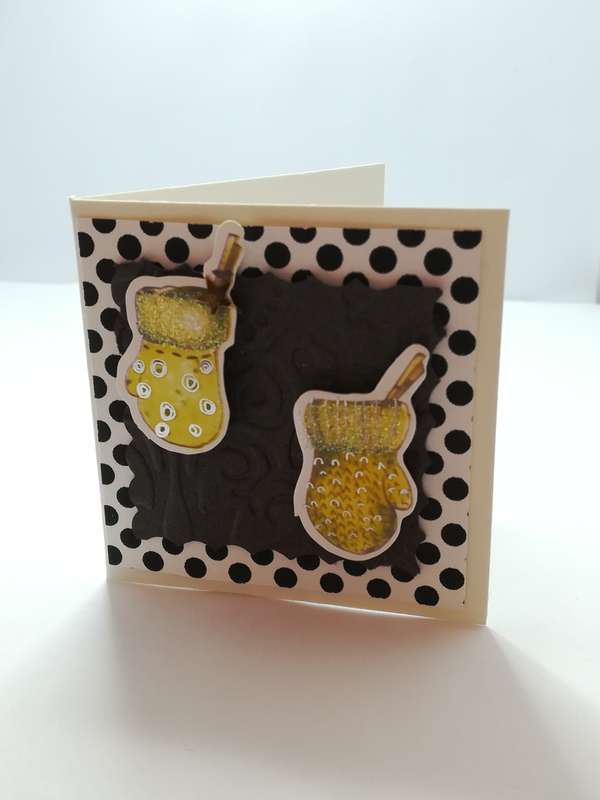 Christmas Greeting Card - 3-Dimensional Art Card - Style 13
