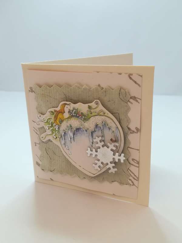 Christmas Greeting Card - 3-Dimensional Art Card - Style 01