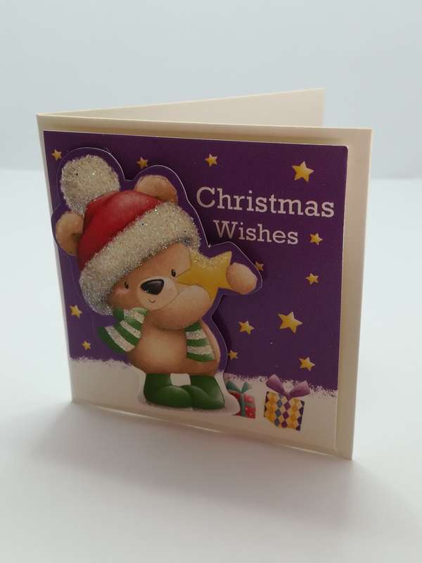 Christmas Greeting Card - 3-Dimensional Art Card - Style 27