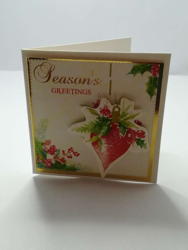 Christmas Greeting Card - 3-Dimensional Art Card - Style 17