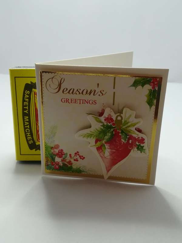 Christmas Greeting Card - 3-Dimensional Art Card - Style 17