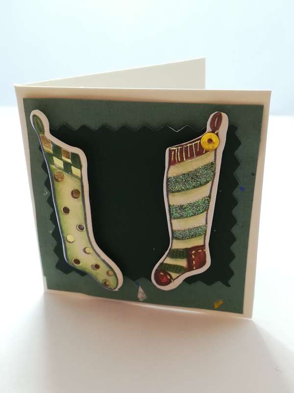 Christmas Greeting Card - 3-Dimensional Art Card - Style 15