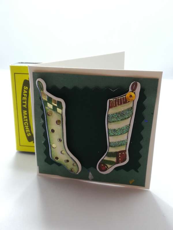 Christmas Greeting Card - 3-Dimensional Art Card - Style 15