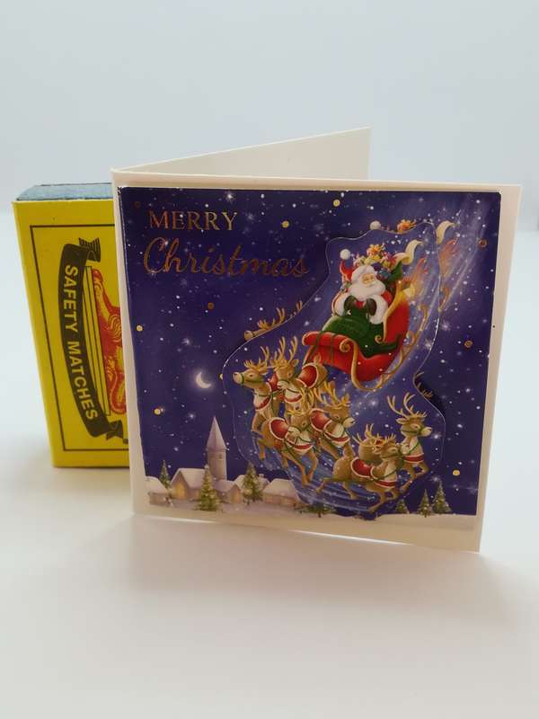 Christmas Greeting Card - 3-Dimensional Art Card - Style 28