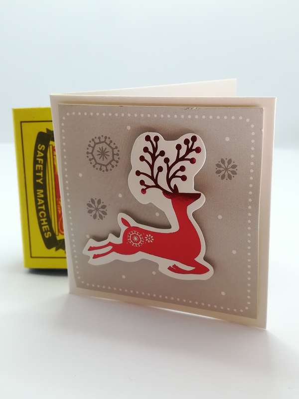 Christmas Greeting Card - 3-Dimensional Art Card - Style 26