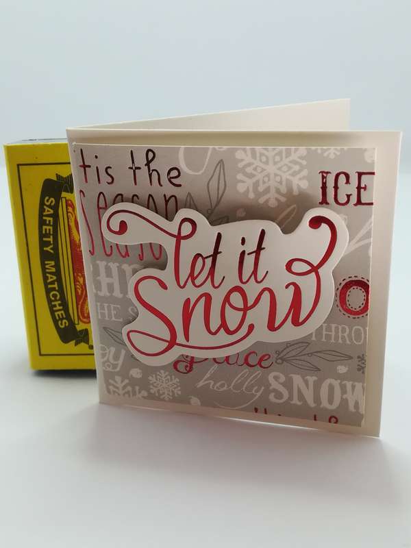 Christmas Greeting Card - 3-Dimensional Art Card - Style 24