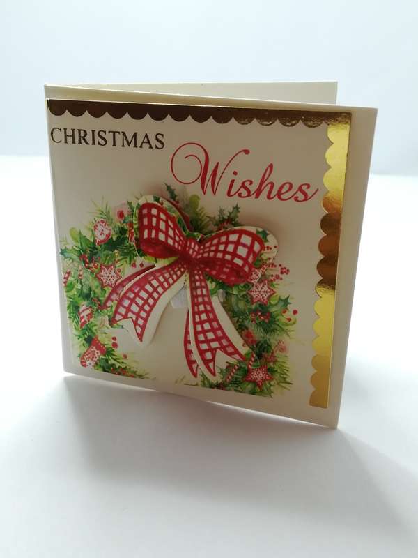 Christmas Greeting Card - 3-Dimensional Art Card - Style 19