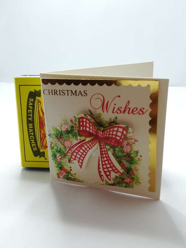 Christmas Greeting Card - 3-Dimensional Art Card - Style 19