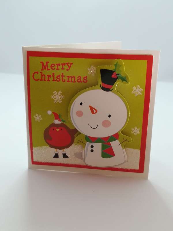 Christmas Greeting Card - 3-Dimensional Art Card - Style 14