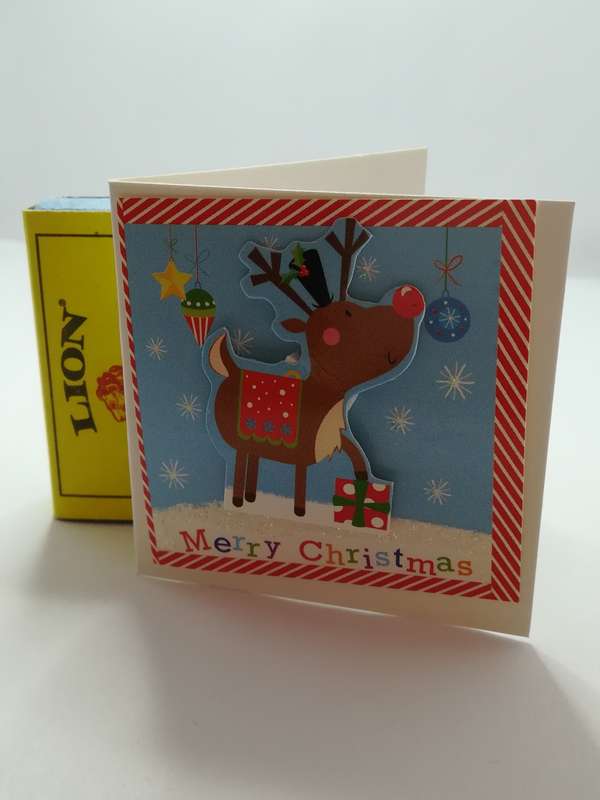 Christmas Greeting Card - 3-Dimensional Art Card - Style 18