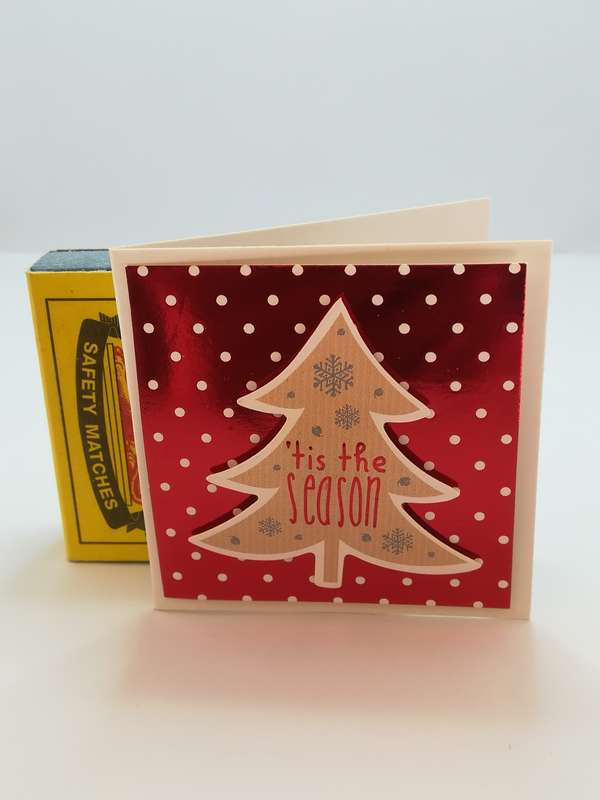 Christmas Greeting Card - 3-Dimensional Art Card - Style 20