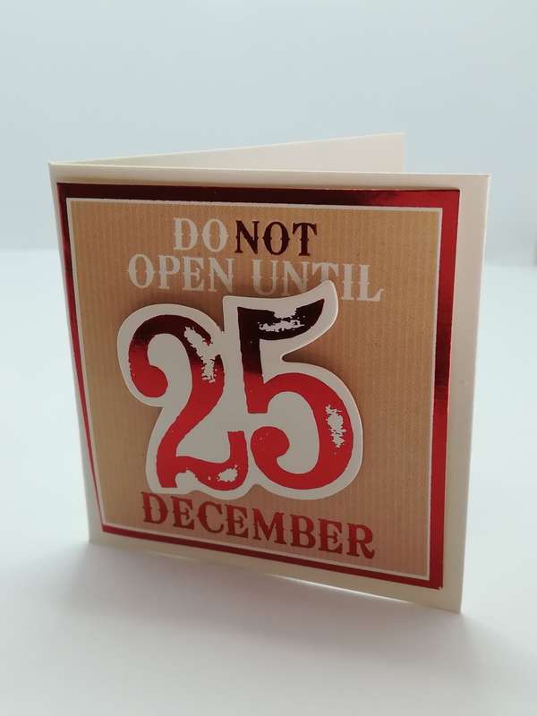 Christmas Greeting Card - 3-Dimensional Art Card - Style 23
