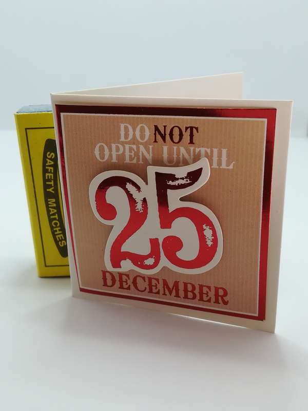 Christmas Greeting Card - 3-Dimensional Art Card - Style 23