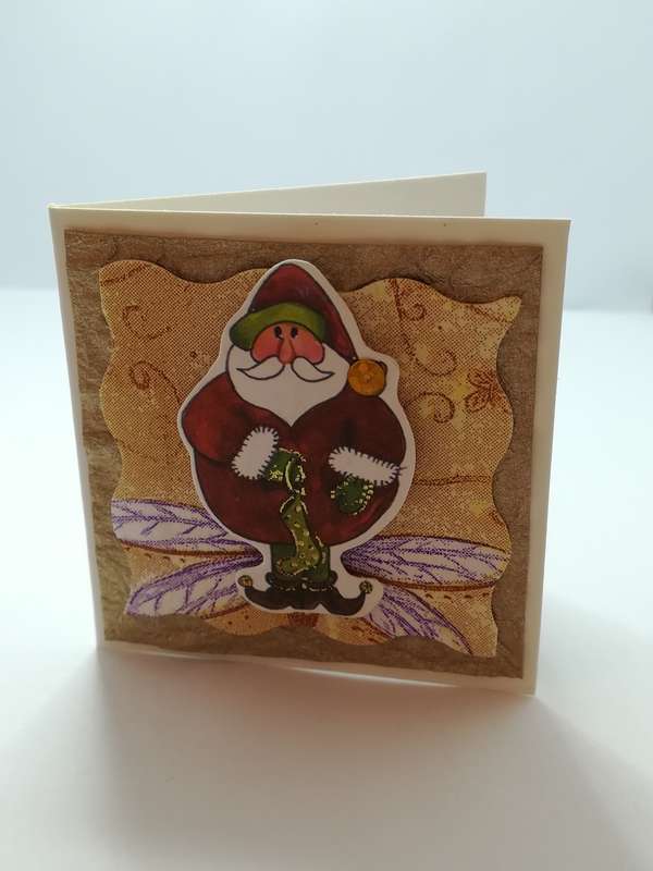 Christmas Greeting Card - 3-Dimensional Art Card - Style 12