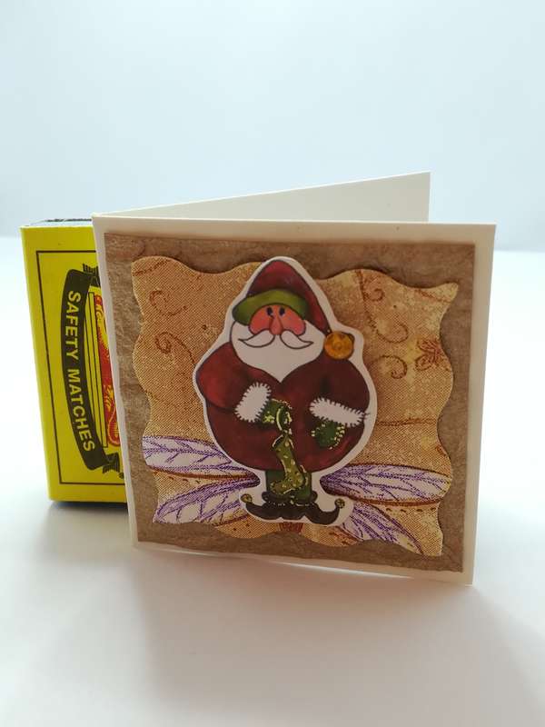 Christmas Greeting Card - 3-Dimensional Art Card - Style 12