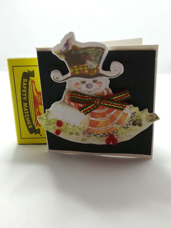 Christmas Greeting Card - 3-Dimensional Art Card - Style 07