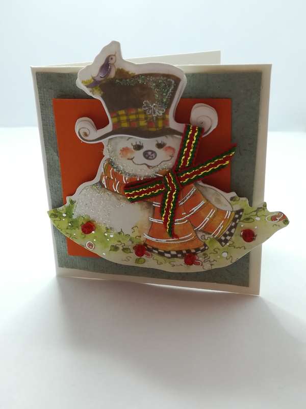 Christmas Greeting Card - 3-Dimensional Art Card - Style 04