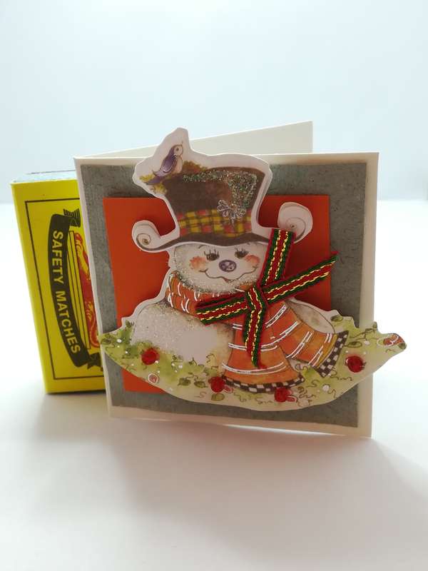 Christmas Greeting Card - 3-Dimensional Art Card - Style 04