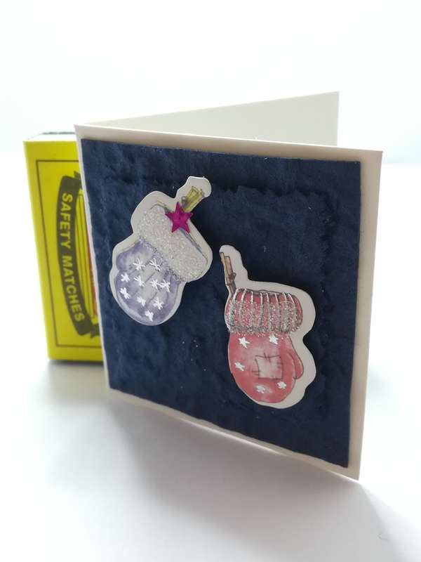 Christmas Greeting Card - 3-Dimensional Art Card - Style 08