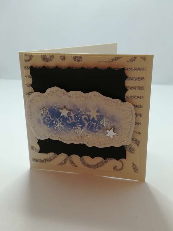 Christmas Greeting Card - 3-Dimensional Art Card - Style 06