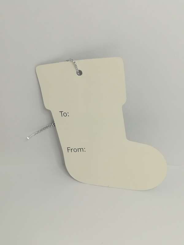 Christmas Greeting Tags - Silver Assorted Tags (2 items per pack)