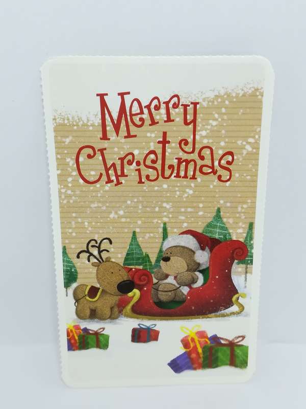 Christmas Card with Sticker (Various Designs)
