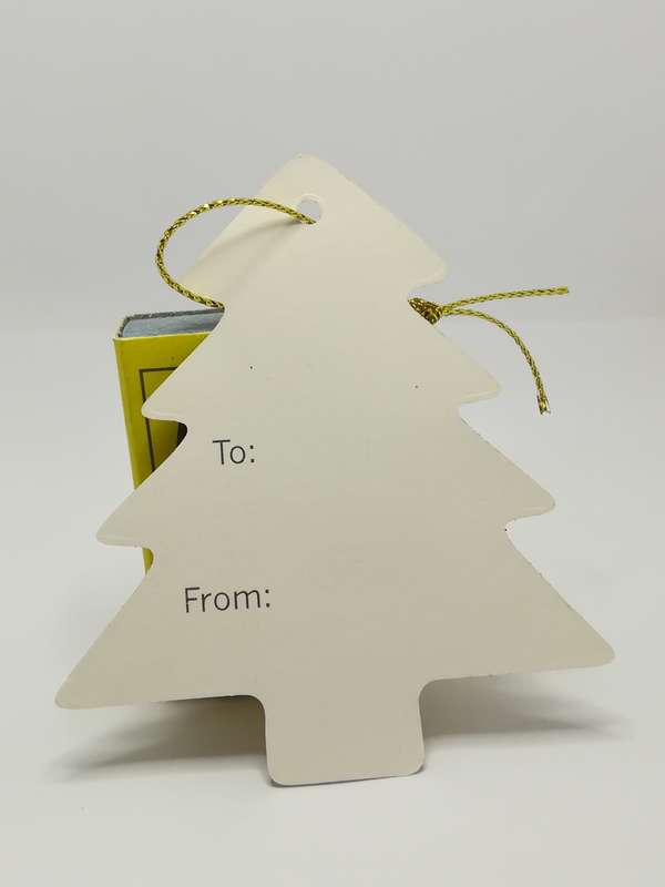 Christmas Greeting Tags - Gold Assorted Tags (2 items per pack)