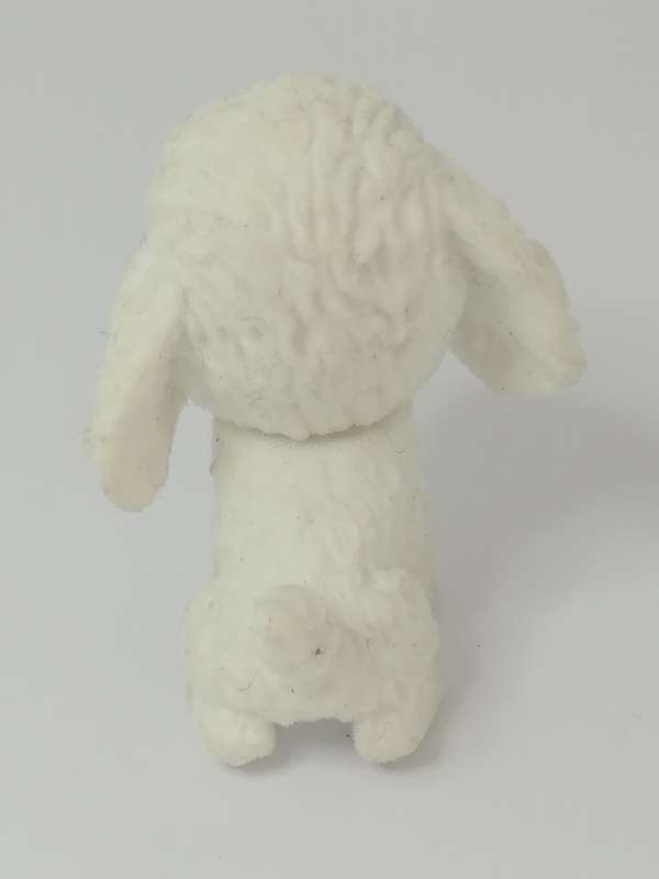 Miniature White Maltese Dog Bobblehead (In My Pocket) Collectable