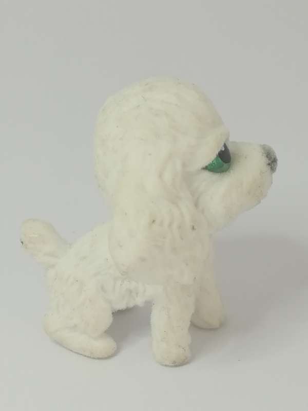 Miniature White Maltese Dog Bobblehead (In My Pocket) Collectable