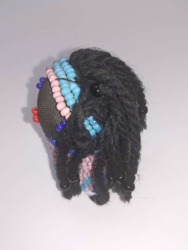 Miniature African Beaded Doll (Miniature, suitable for printer's tray)