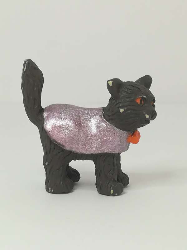 Miniature Kitty with Coat (In My Pocket) Collectable