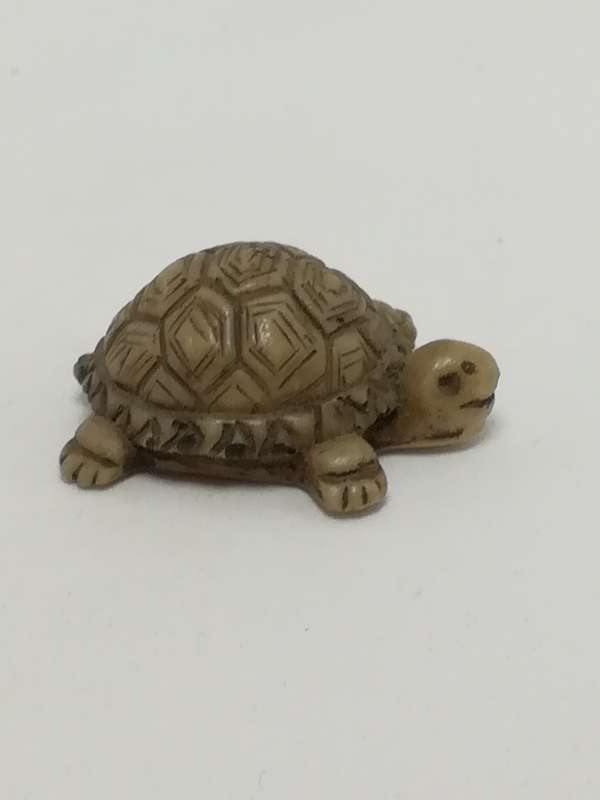 Miniature Cream & Brown Tortoise - Design 1 (Miniature, suitable for printer's tray)