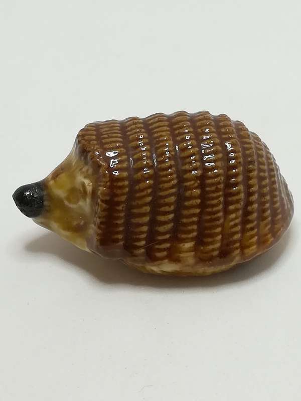 Miniature Ceramic Glazed Hedgehog (Miniature, suitable for printer's tray)