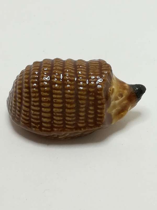 Miniature Ceramic Glazed Hedgehog (Miniature, suitable for printer's tray)