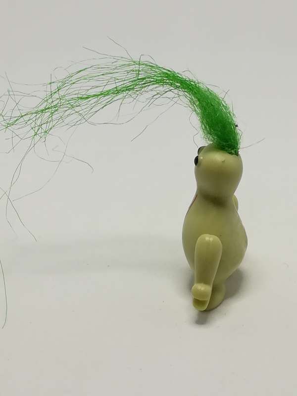 Miniature Olive & White Troll Green Hair (Miniature, suitable for printer's tray)