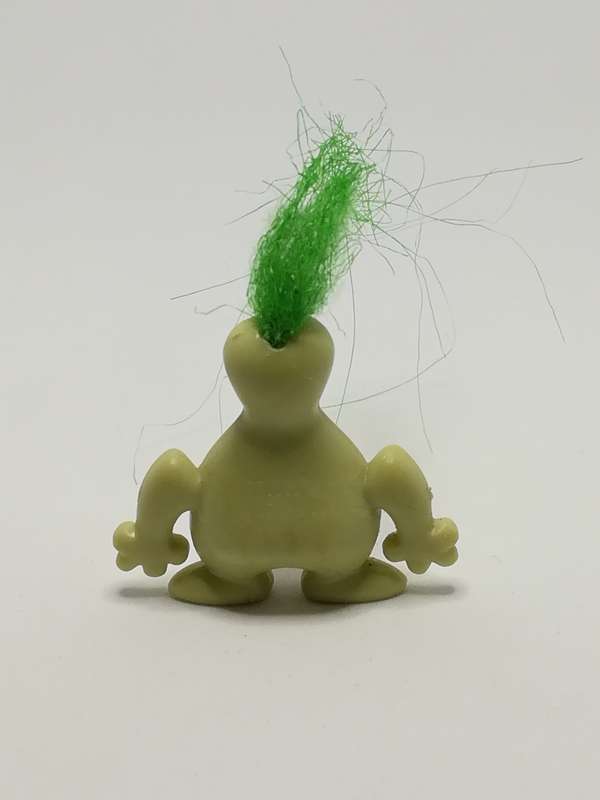 Miniature Olive & White Troll Green Hair (Miniature, suitable for printer's tray)