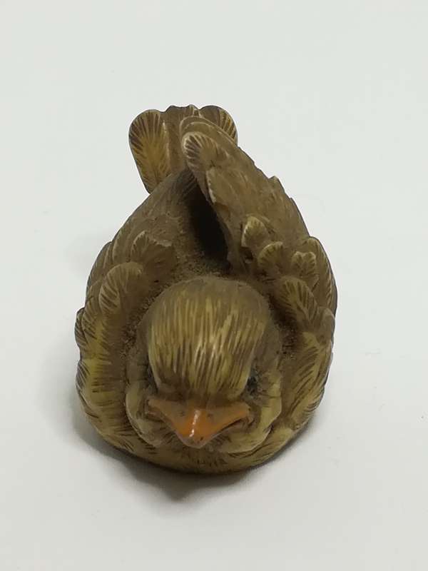 Miniature Ceramic Brown Bird (Miniature, suitable for printer's tray)