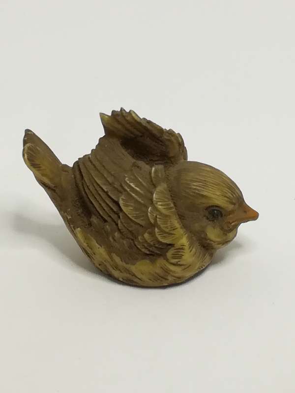 Miniature Ceramic Brown Bird (Miniature, suitable for printer's tray)