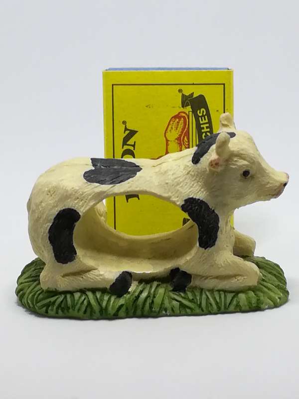 Miniature Black & White Serviette Holder Cow (Miniature, suitable for printer's tray)