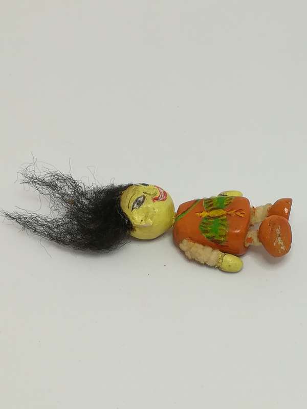 Miniature Wooden Doll (Has Two Faces, Front & Back) (Miniature, suitable for printer's tray)