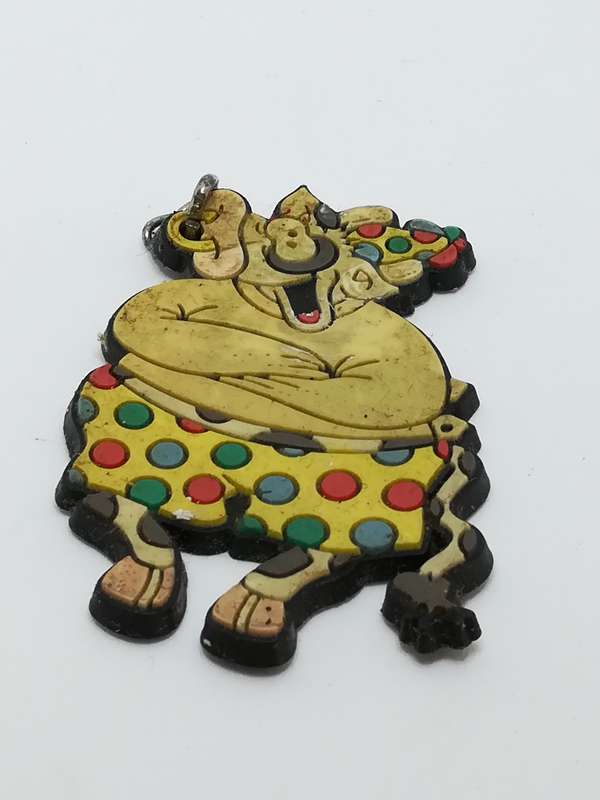 Miniature Magnetic & Key Holder Cow Dressed in Polka Dots (Miniature, suitable for printer's tray)