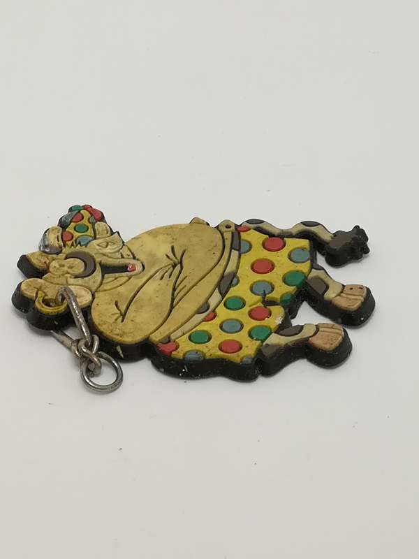 Miniature Magnetic & Key Holder Cow Dressed in Polka Dots (Miniature, suitable for printer's tray)