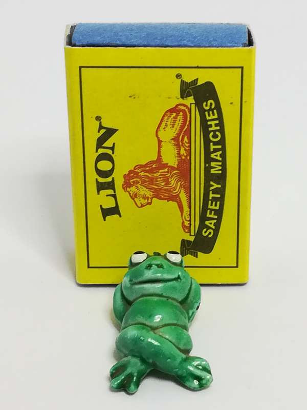 Miniature Green Frog Lying Down (Miniature, suitable for printer's tray)