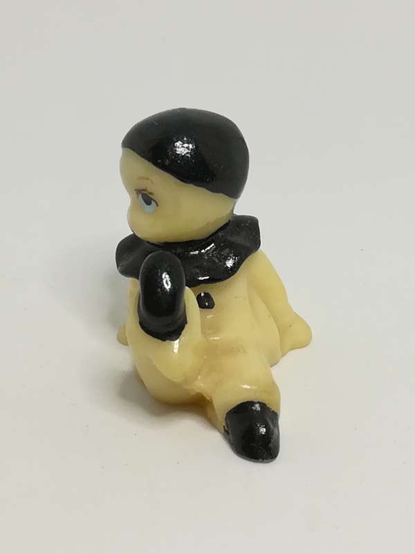 Miniature Cream White & Black Doll (Miniature, suitable for printer's tray)