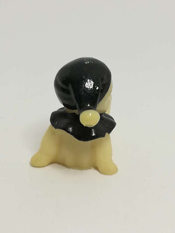 Miniature Cream White & Black Doll (Miniature, suitable for printer's tray)