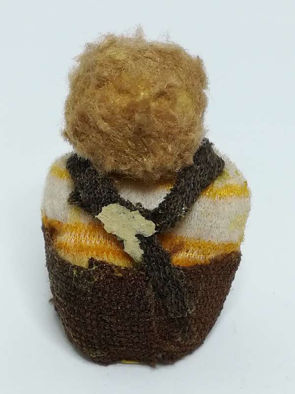 Miniature Wooden Doll Dressed in Brown (Mother Goose) (Miniature, suitable for printer's tray)